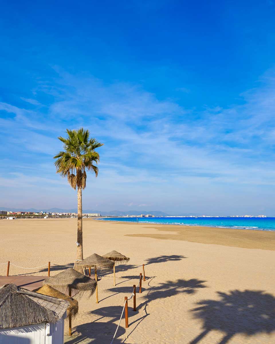 Valencia La Malvarrosa beach in Spain (2)