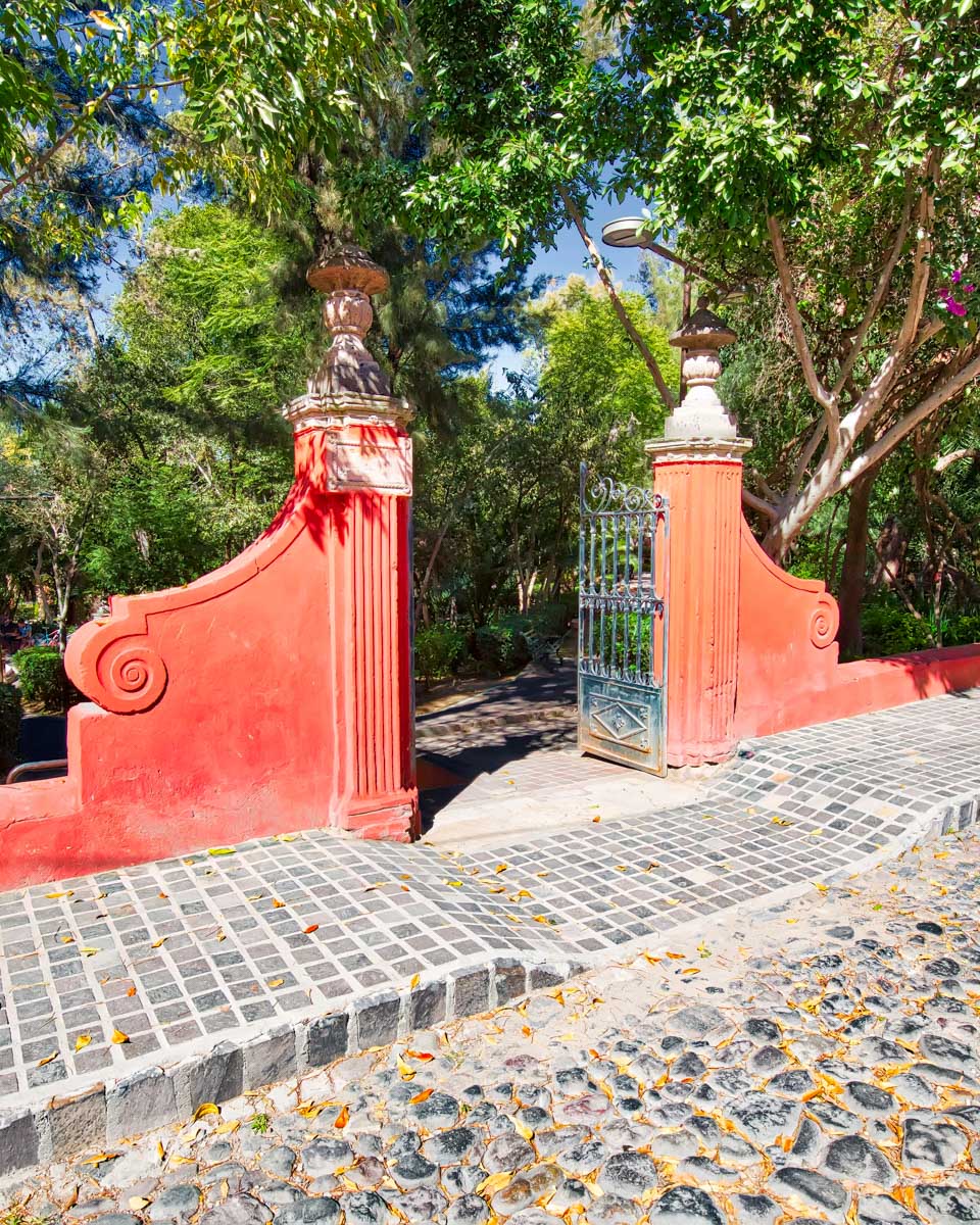 Walking through Parque Benito Juárez in San Miguel de Allende Mexico 1
