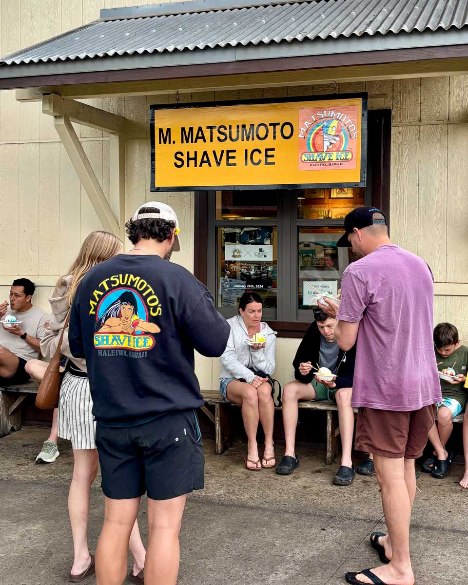 Matsumoto shaved ice in downtown Hale'Iwa Oahu North Shore Hawaii (9)