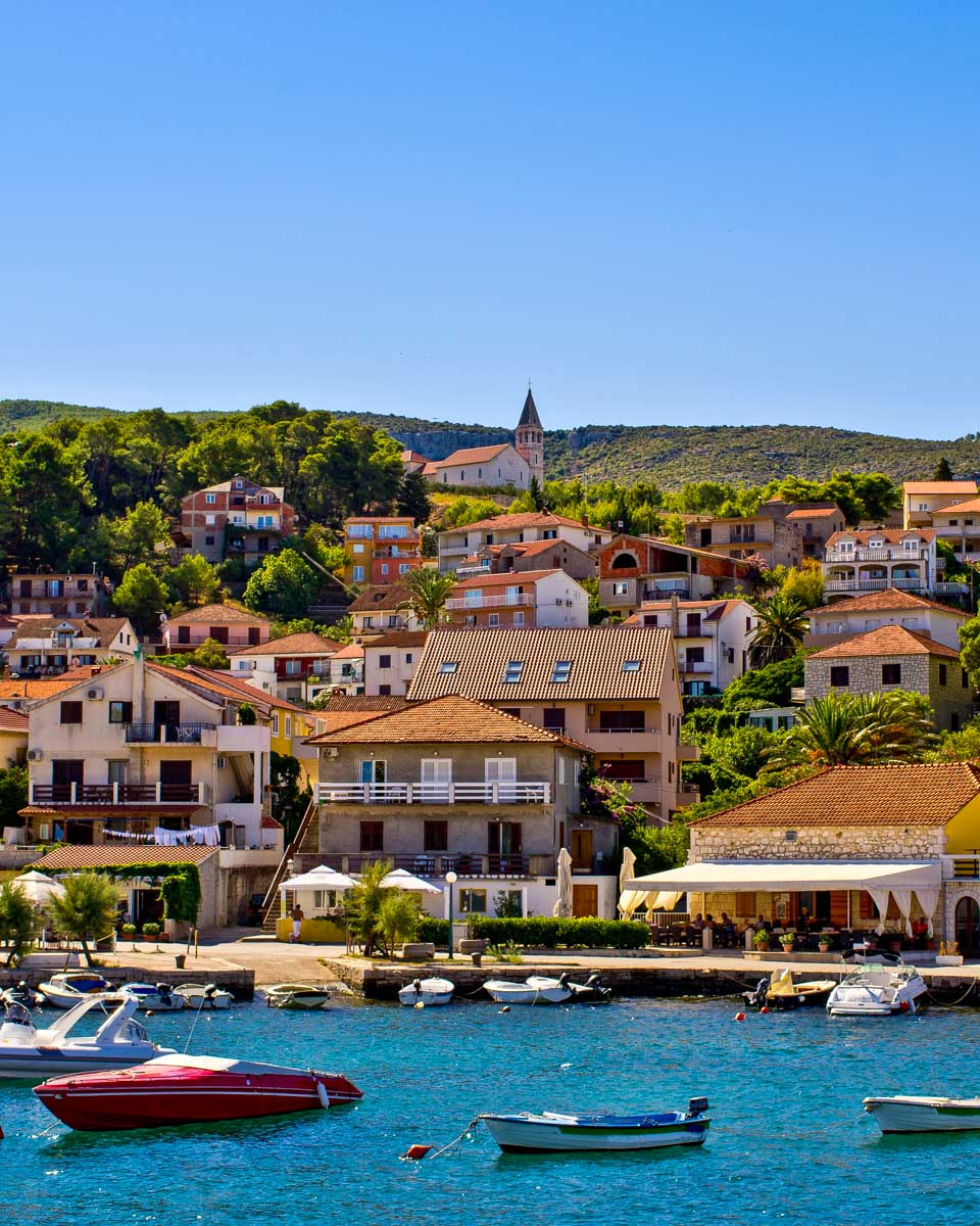 Port of Jelsa town on Hvar island, Croatia (2)