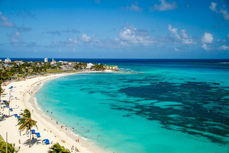 San Andres Island bay in Colombia