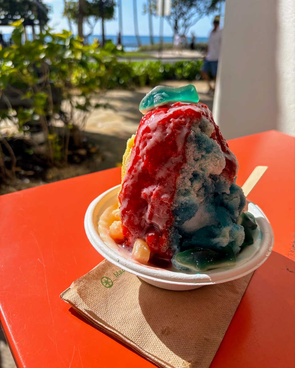 Shaved ice in Waikiki Honolulu Hawaii (11)