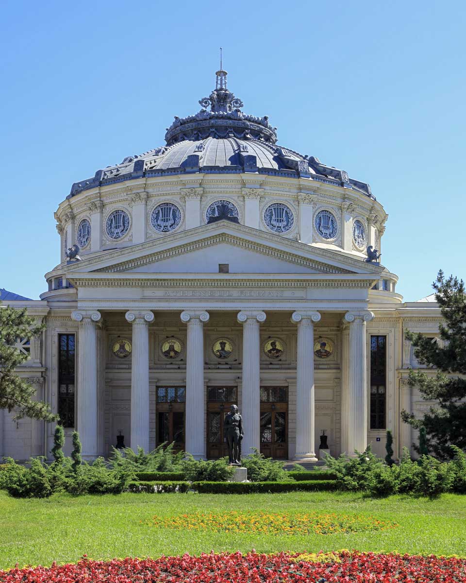 The Romanian Athenaeum in Bucharest Romania 1