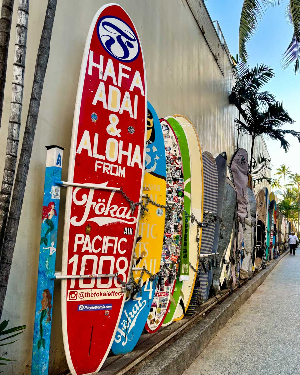 Waikiki Surf Alley in Waikiki Oahu Hawaii