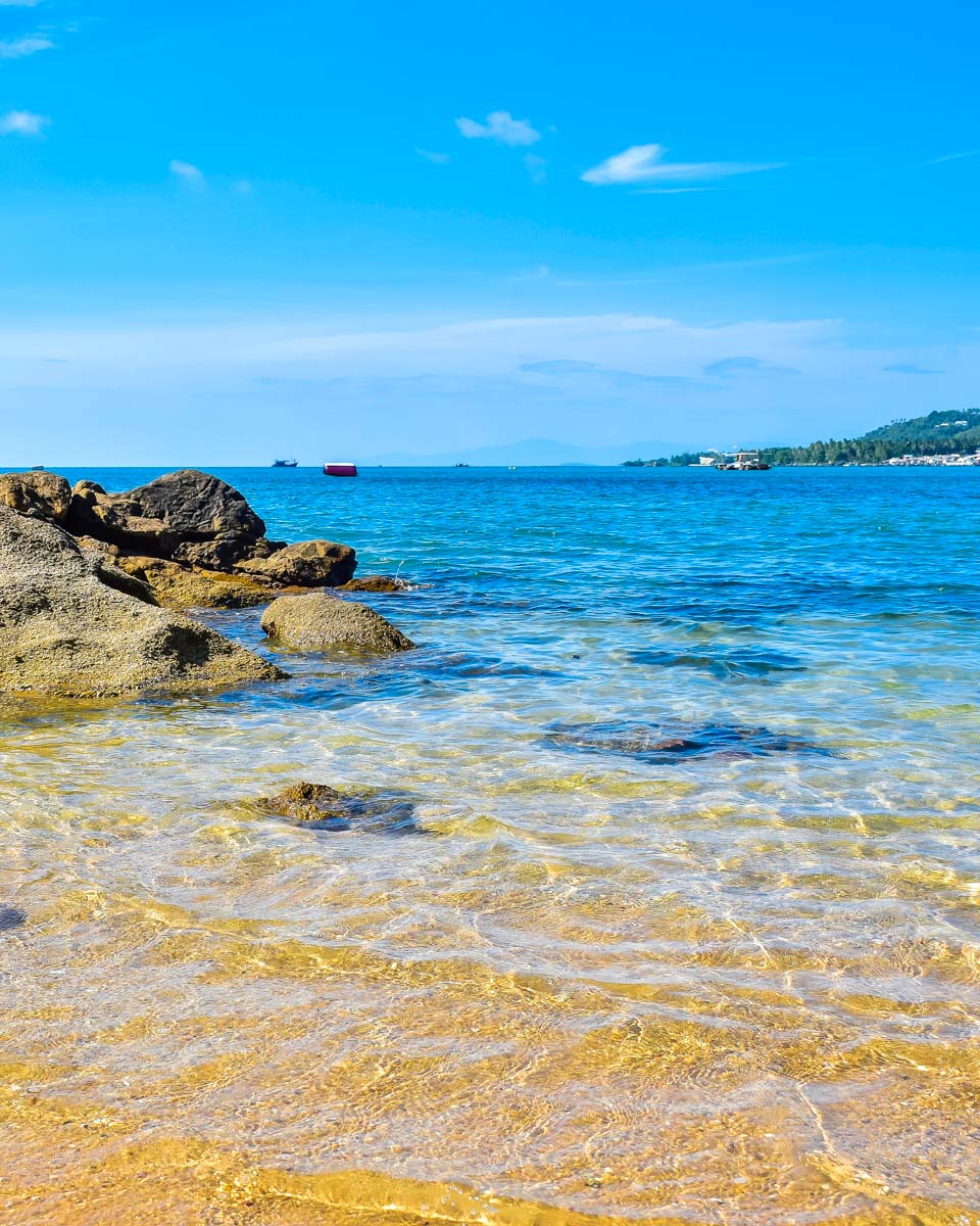 Choeng Mon beach in Koh Samui Thailand