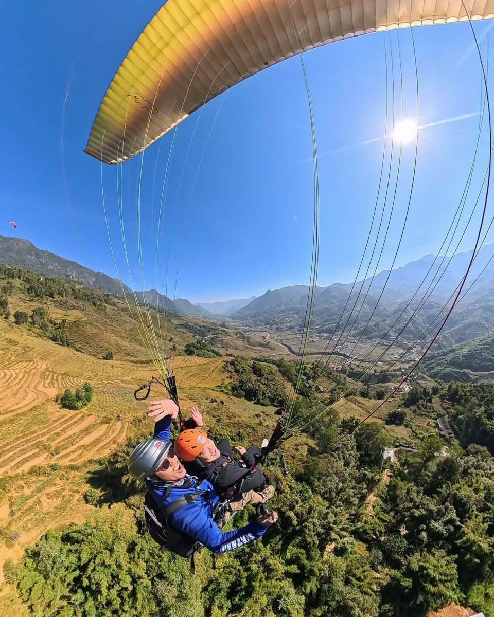 DÙ LƯỢN SAPA - Sapa Paragliding in Sapa Vietnam