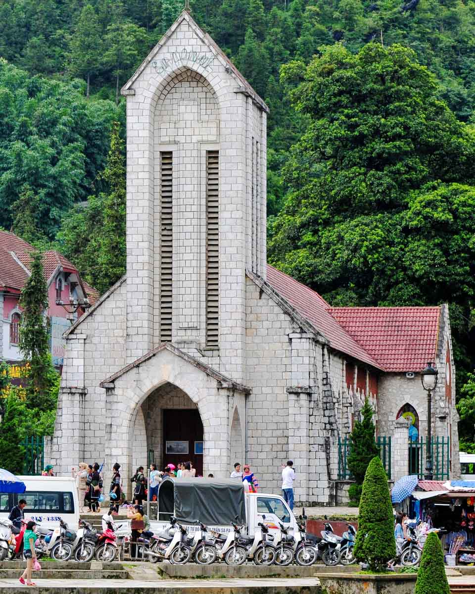 Sapa Stone Church in Sapa Vietnam