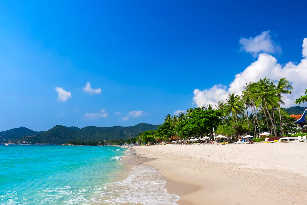 View of Chaweng beach, Koh Samui, Thailand 2