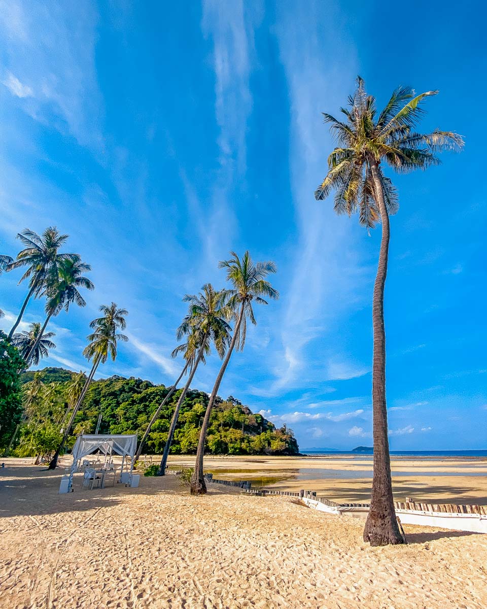 View of Loh Ba Kao Bay in Phi Phi Thailand