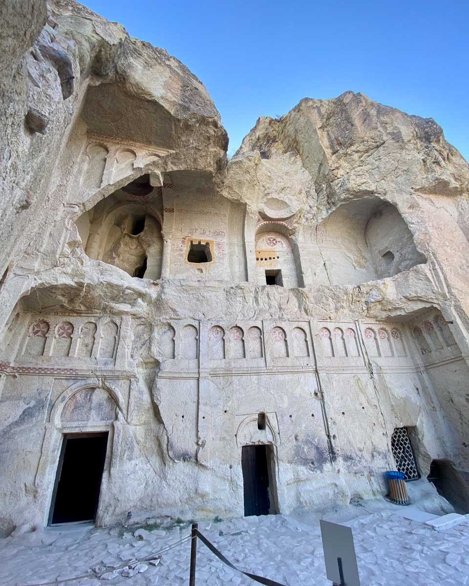 Ancient rock dwellings , Goreme, Cappadocia, Turkey