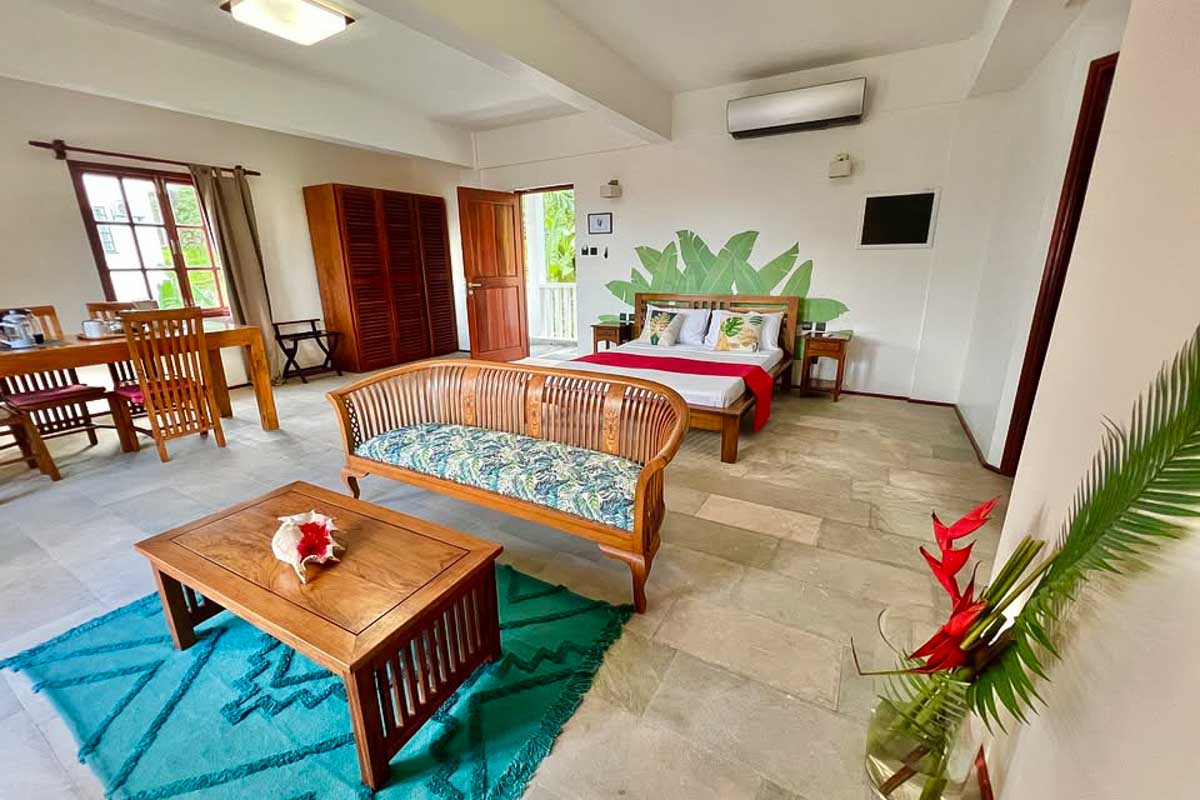 Hilltop Boutique Hotel in Seychelles