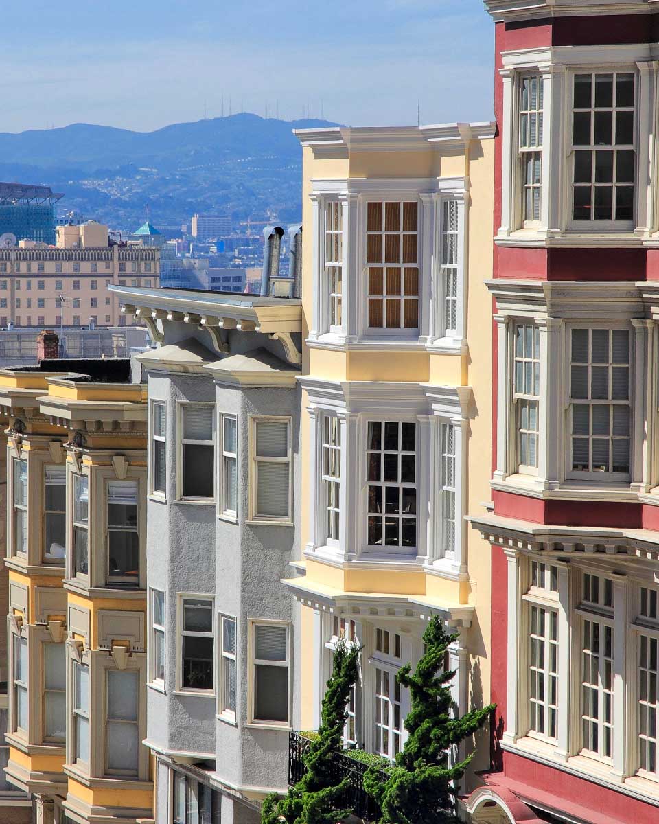 Houses in Nob Hill San Francisco California