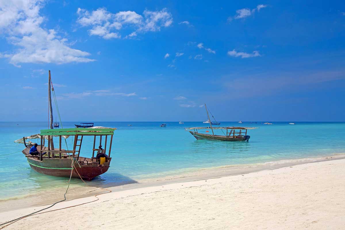 Nungwi beach seen in Nungwi Tanzania