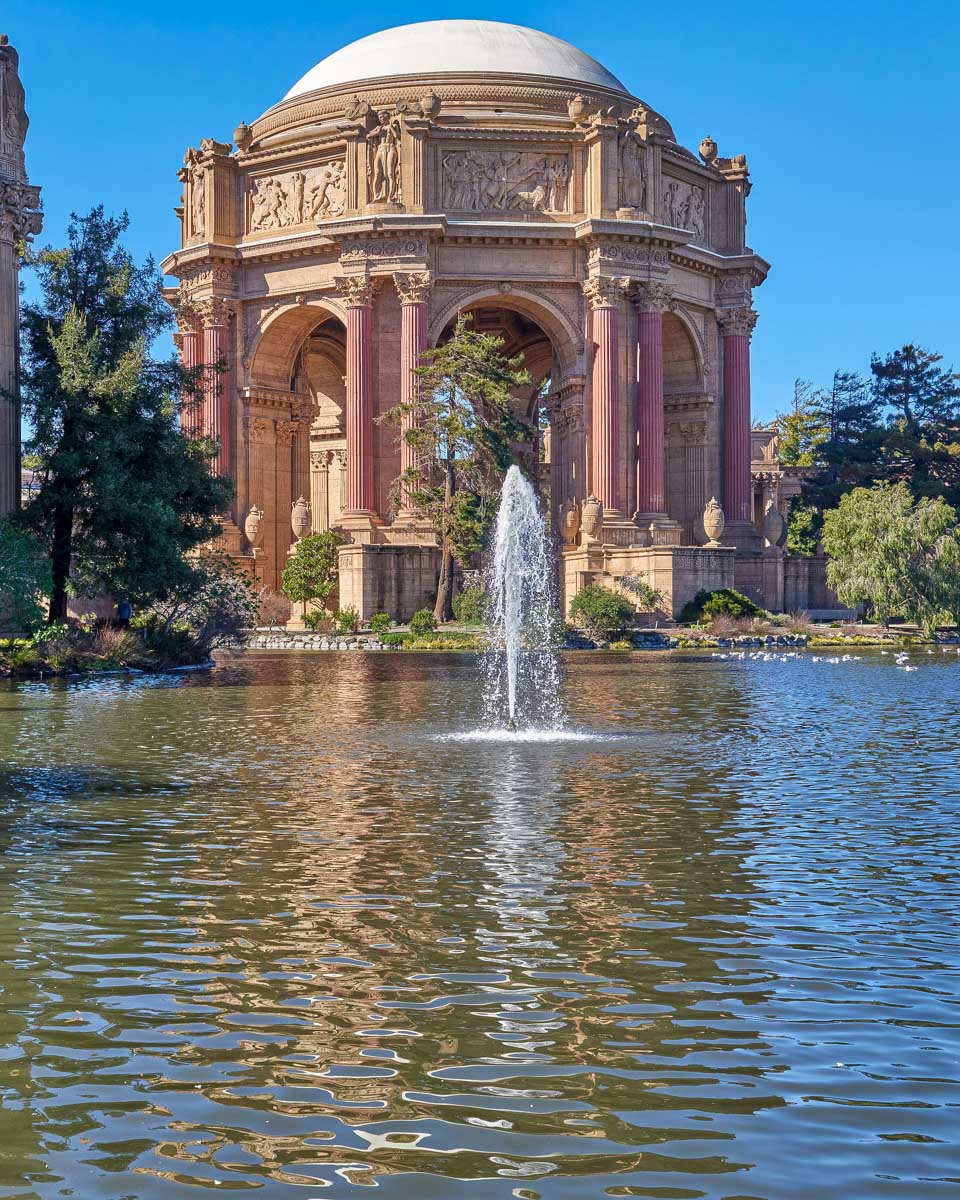 Palace of Fine Arts Marina District San Francisco California